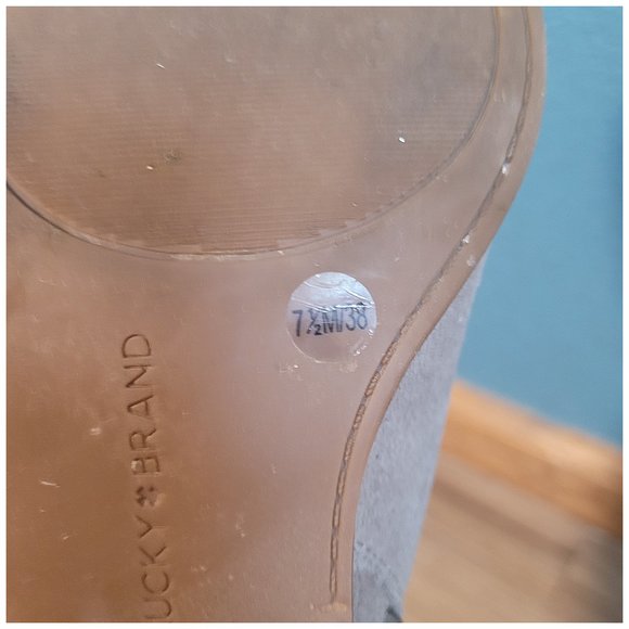 Lucky Brand Tan Women's Ankle Booties Size 7.5M - Picture 4 of 6